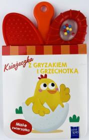 Okładka książki Małe zwierzątka. Książeczki z gryzakiem i grzechotką