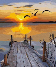 Opakowanie Malowanie po numerach - Artnico Zachód 40x50cm