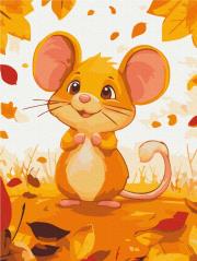 Opakowanie Malowanie po numerach BRUSHME 30x40 cm Kids Myszka