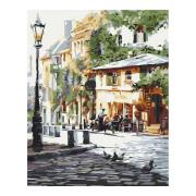 Opakowanie Malowanie po numerach BRUSHME 40x50cm Letnia Kawiarnia