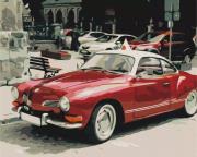 Opakowanie Malowanie po numerach BRUSHME 40x50cm Retro na drogach miasta