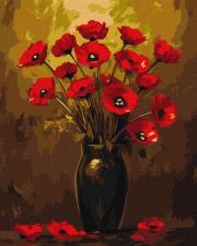 Opakowanie Malowanie po numerach - Bukiet maków 40x50cm