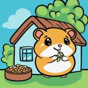 Opakowanie Malowanie po numerach - Chomik Kids 25x25cm