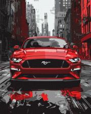 Malowanie po numerach - Czerwony mustang 40x50cm. Wydawca: Ideyka. Dadada.pl Opakowanie Malowanie po numerach - Czerwony mustang 40x50cm