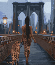 Opakowanie Malowanie po numerach - Drapieżne dziewczyny 40x50