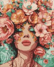 Opakowanie Malowanie po numerach - Dziewczyna w kwiatach