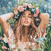 Opakowanie Malowanie po numerach - Dziewczyna z wieńcem