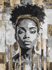 Opakowanie Malowanie po numerach - Egzotyczny monochrom 30x40