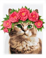 Opakowanie Malowanie po numerach IDEYKA 30x40cm z glinką Elegancka Kotka