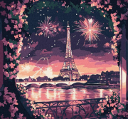 Opakowanie Malowanie po numerach - Jasna noc 30x30cm