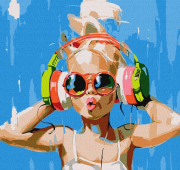 Opakowanie Malowanie po numerach - Jej letnie rytmy 50x50cm