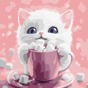 Opakowanie Malowanie po numerach -Kakao dla kota 1 Kids 30x30