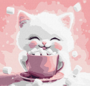 Opakowanie Malowanie po numerach - Kakao dla kota 30x30cm