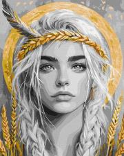 Malowanie po numerach - Kłoski we włosach 40x50cm. Wydawca: Ideyka. Dadada.pl Opakowanie Malowanie po numerach - Kłoski we włosach 40x50cm