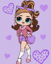 Opakowanie Malowanie po numerach - L.O.L. Surprise! 30x40cm