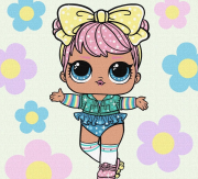 Opakowanie Malowanie po numerach - L.O.L. Surprise! 40x40cm