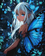 Malowanie po numerach - Magiczne motyle 40x50cm. Wydawca: Ideyka. Dadada.pl Opakowanie Malowanie po numerach - Magiczne motyle 40x50cm