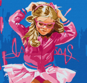 Opakowanie Malowanie po numerach - Marshmallow Baby 50x50cm