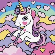 Opakowanie Malowanie po numerach - Marzycielski jednorożec