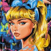 Opakowanie Malowanie po numerach -Nowoczesny Kopciuszek 40x40