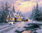 Opakowanie Malowanie po numerach - Noworoczny spokój 40x50cm