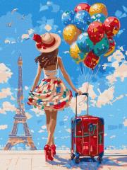 Opakowanie Malowanie po numerach - Pierwsza podróż 30x40cm