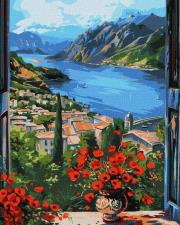 Opakowanie Malowanie po numerach - Przystań w górach 40x50cm