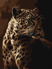 Opakowanie Malowanie po numerach -Spojrzenie lamparta 30x40cm