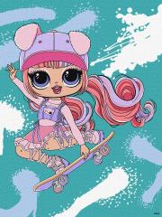 Opakowanie Malowanie po numerach - Tweens LOL Skate Dance Ali Dance