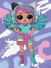 Opakowanie Malowanie po numerach -Tweens LOL Skate Dance Emma