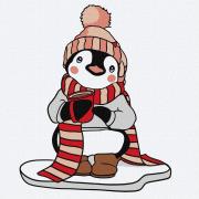 Opakowanie Malowanie po numerach - Ulubiona zima Kids 25x25cm