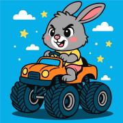 Opakowanie Malowanie po numerach - Zająć w samochodzie Kids