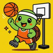 Opakowanie Malowanie po numerach - Żółwik gra w koszykówkę