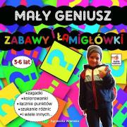 Mały Geniusz. Zabawy i łamigłówki 3-6 lat. Autor: Wileńska Agnieszka. Dadada.pl Okładka książki Mały Geniusz. Zabawy i łamigłówki 3-6 lat
