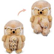 Opakowanie Mama jeż z 3 młodymi jeżami