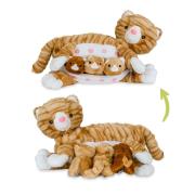 Opakowanie Mama kotek ruda z małymi