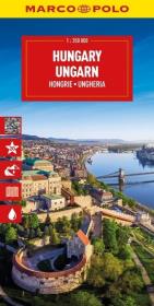 Okładka książki Mapa drogowa Węgry 1:350 000