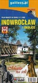 Okładka książki Mapa - Inowrocław i okolice 1:11 000
