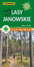 Okładka książki Mapa - Lasy Janowskie