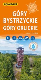 Okładka książki Mapa tur. - Góry Bystrzyckie, Góry Orlickie lam.