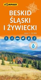 Okładka książki Mapa turystyczna - Beskid Śląski i Żywiecki