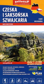 Okładka książki Mapa turystyczna - Czeska i Saksońska Szwajacaria