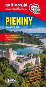 Okładka książki Mapa turystyczna - Pieniński Park Narodowy 1:25000