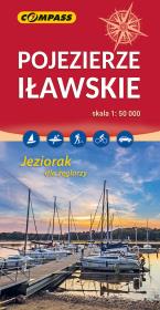 Mapa turystyczna - Pojezierze Iławskie. Autor:   Praca zbiorowa. Dadada.pl Okładka książki Mapa turystyczna - Pojezierze Iławskie