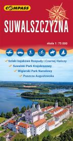 Mapa turystyczna - Suwalszczyzna. Autor:   Praca zbiorowa. Dadada.pl Okładka książki Mapa turystyczna - Suwalszczyzna