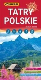 Okładka książki Mapa turystyczna - Tatry Polskie 1:30 000