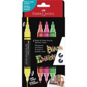 Marker akrylowy Black Edition 4kol FABER-CASTELL. Wydawca: Faber Castell. Dadada.pl Opakowanie Marker akrylowy Black Edition 4kol FABER-CASTELL