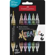 Marker akrylowy Black Edition 6kol FABER-CASTELL. Wydawca: Faber Castell. Dadada.pl Opakowanie Marker akrylowy Black Edition 6kol FABER-CASTELL