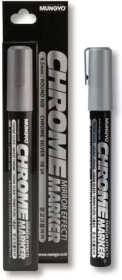 Marker chromowy 4,5mm srebrny MUNGYO. Wydawca: Mungyo. Dadada.pl Opakowanie Marker chromowy 4,5mm srebrny MUNGYO