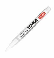 Opakowanie Marker olejowy Fine biały 1szt TOMA